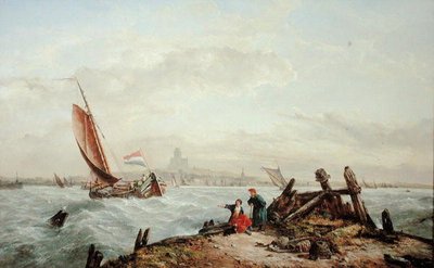 Hollanda Limanı Kapalı by John James Wilson