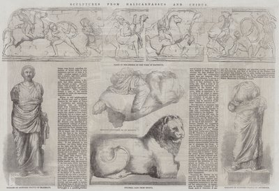 Halikarnas ve Knidos Heykelleri by John Jessop Hardwick