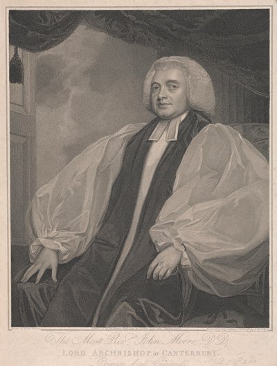 Muhterem John Moore, Canterbury Başpiskoposu by John Jones