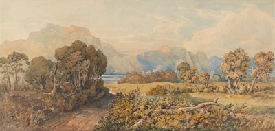 Nehir ve Dağlarla Manzara by John Joseph Cotman