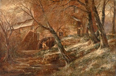 Hamstead Değirmeni, Staffordshire Hamstead Tepesi, Handsworth 1850-1908. by John Joseph Hughes