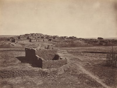 Zuni Pueblo, 1879. by John Karl Hillers