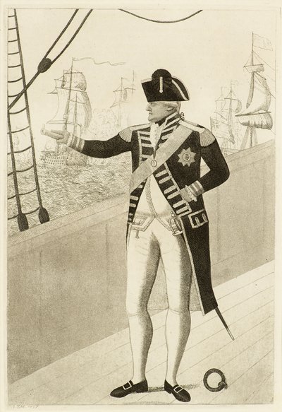 Amiral Duncan Çeyrek Güvertede by John Kay