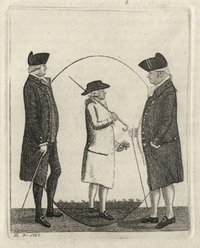 Alexander Gordon, Lord Rockville; Adam Smith; George Brown John Kay tarafından by John Kay