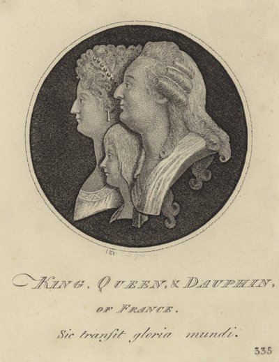 Fransa Kralı, Kraliçesi ve Dauphin by John Kay