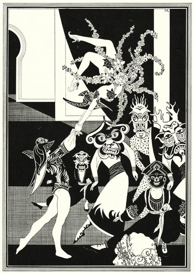 Alaaddin'in Hikâyesi ve Harika Lamba (lito) için İllüstrasyon by John Kettelwell