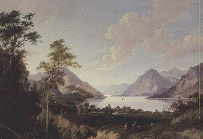 Göl ve Dağlar ile Manzara by John Knox