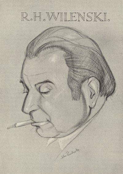 RH Wilenski, İngiliz sanat eleştirmeni ve yazar by John L. Pemberton
