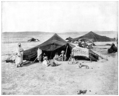 Karavan kampı, Sahra Çölü, 19. yüzyılın sonlarında by John L. Stoddard