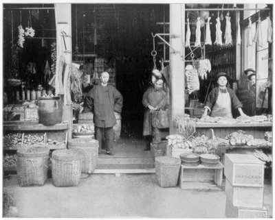 Chinatown, San Francisco, 19. yüzyılın sonlarında. by John L. Stoddard