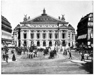 Grand Opera House, Paris, 19. yüzyıl sonu by John L. Stoddard