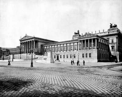 Parlamento Binası, Viyana, 1893. by John L. Stoddard