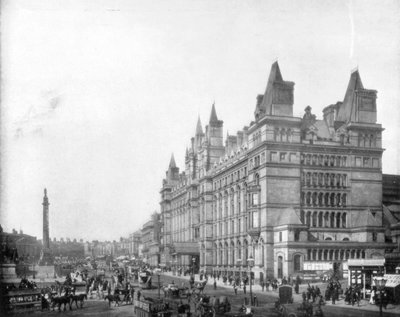 Lime Street, Liverpool, İngiltere, 19. yüzyılın sonlarında. by John L. Stoddard