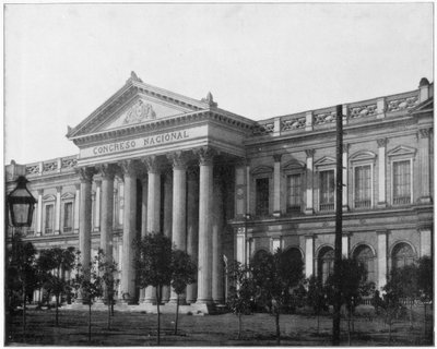 Ulusal Kongre, Santiago, Şili, 19. yüzyılın sonlarında. by John L. Stoddard