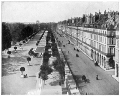 Rue de Rivoli, Paris, 19. yüzyıl sonu by John L. Stoddard