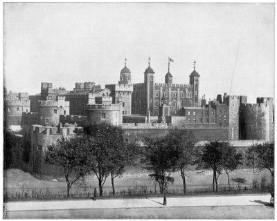 Londra Kulesi, İngiltere, 19. yüzyılın sonlarında. by John L. Stoddard
