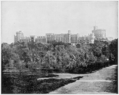 Windsor Kalesi, İngiltere, 19. yüzyılın sonlarında. by John L. Stoddard