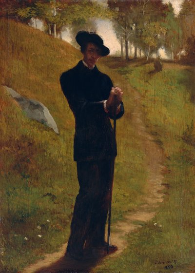 Ressamın Portresi, 1859. by John La Farge