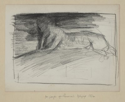 Emerson için çalışmalar by John La Farge