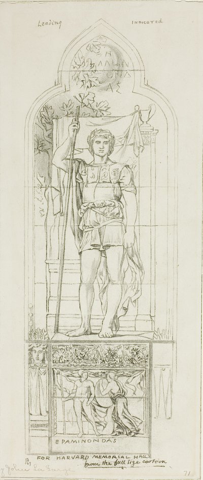 Vitray Pencere Çalışması by John La Farge