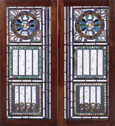 Bir çift kurşunlu cam pencere, by John La Farge or Lafarge