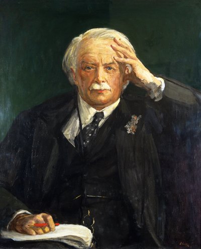 David Lloyd George (tuval üzerine yağlıboya) by John Lavery