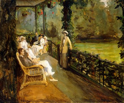 veranda by John Lavery