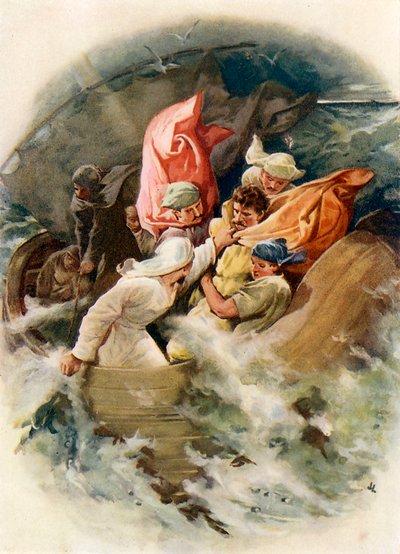 Jonah denize atıldı by John Lawson