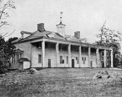 George Washington Evi, Mount Vernon, Virginia, ABD (s/b fotoğraf) by John Lawson Stoddard