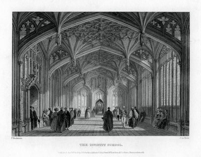 İlahiyat Okulu, Oxford, 1837. by John Le Keux