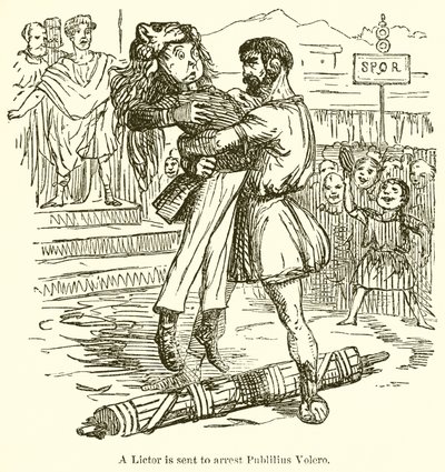 Bir Lictor Tutuklanmaya Gönderildi by John Leech
