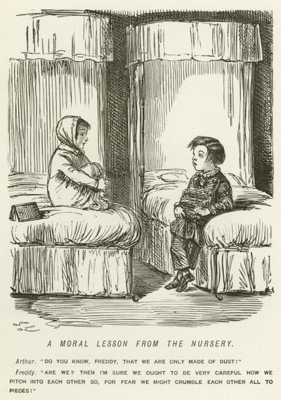 Kreşten Ahlaki Bir Ders by John Leech