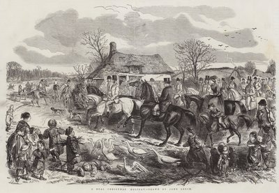 Gerçek Bir Noel Tatili by John Leech