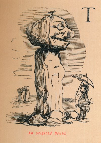 Orijinal bir Druid, c1860, 1860 by John Leech