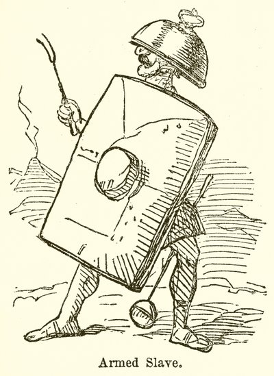Silahlı Köle (gravür) by John Leech