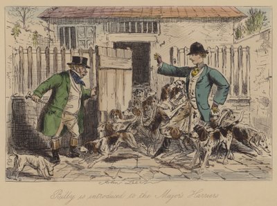Billy, Belediye Başkanları Harriers ile tanıştırıldı by John Leech