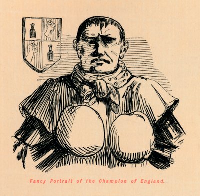 İngiltere Şampiyonunun Süslü Portresi, c1860, c1860 by John Leech