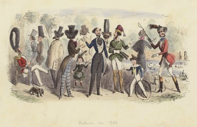 1844 için moda by John Leech