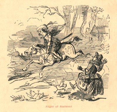 Rookwood'un uçuşu, 1897. by John Leech
