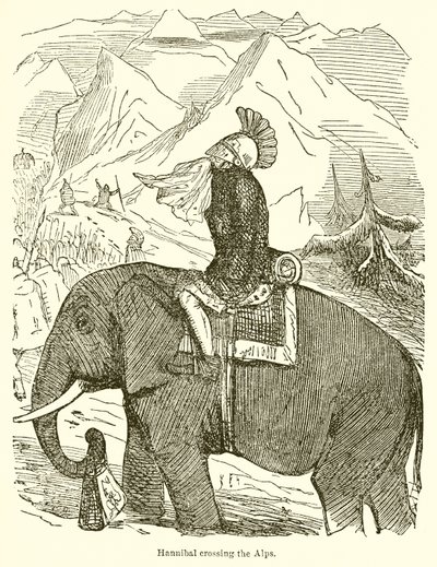 Hannibal Alpleri Geçerken by John Leech