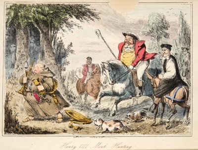 Henry VIII Monk-Hunting, The Comic History of England