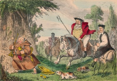Henry VIII Keşiş Avı, 1850 by John Leech