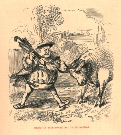 Henry zorbalığa uğramamaya kararlı, 1897. by John Leech
