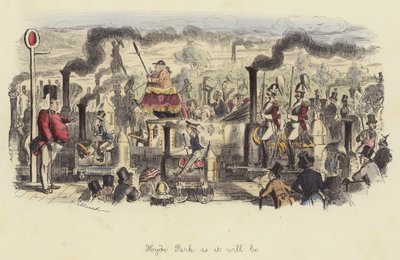 Hyde Park olacağı gibi by John Leech