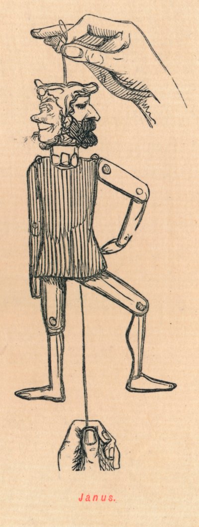 Janus, 1852 by John Leech