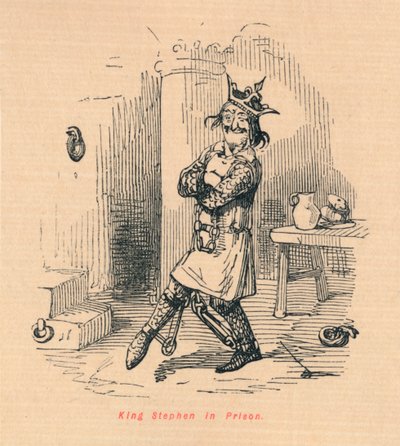Kral Stephen Hapishanede, c1860, c1860 by John Leech