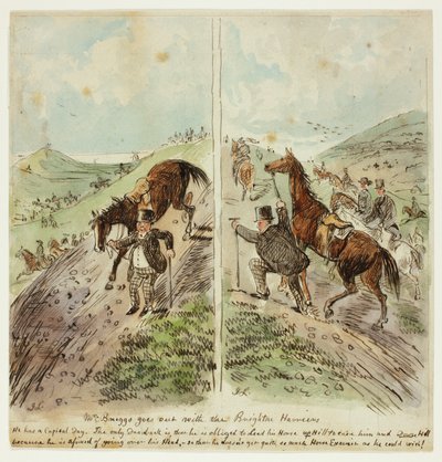 Bay Briggs, Brighton Harriers ile Dışarı Çıkıyor by John Leech