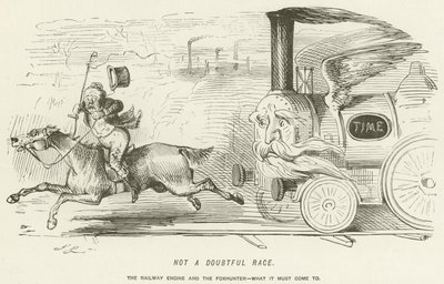 Not a Doubtful Race  by John Leech