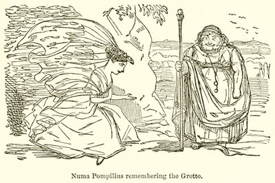 Numa Pompilius Mağarayı Hatırlamak by John Leech