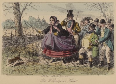Yaşlı Wotherspoons Tavşanı! by John Leech